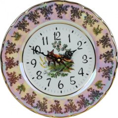 Talíř - hodiny porcelánové 2046