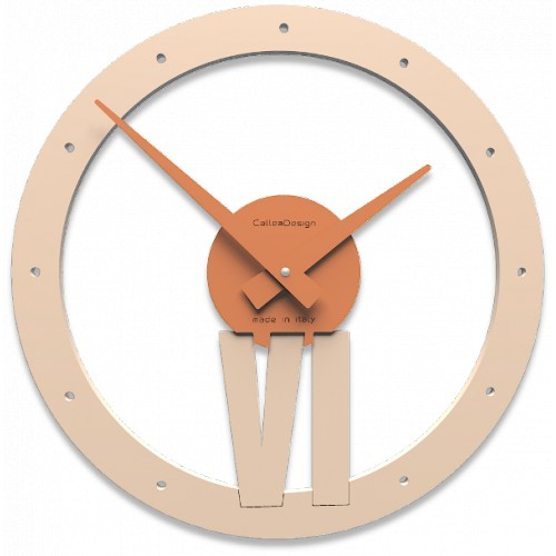 Designové hodiny 10-015 CalleaDesign Xavier 35cm (více barevných variant) Barva terracotta(cihlová)-24