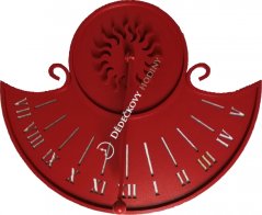 Sluneční hodiny SL501 červené
