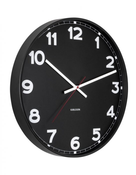 Designové nástěnné hodiny 5847BK Karlsson 41cm