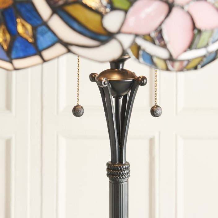 Tiffany - podlahová lampa BELLE