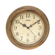 Designové nástěnné hodiny 5575 AMS řízené rádiovým signálem 30cm