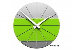 Designové hodiny 10-029 CalleaDesign Benja 35cm (více barevných variant) Barva zelené jablko-76