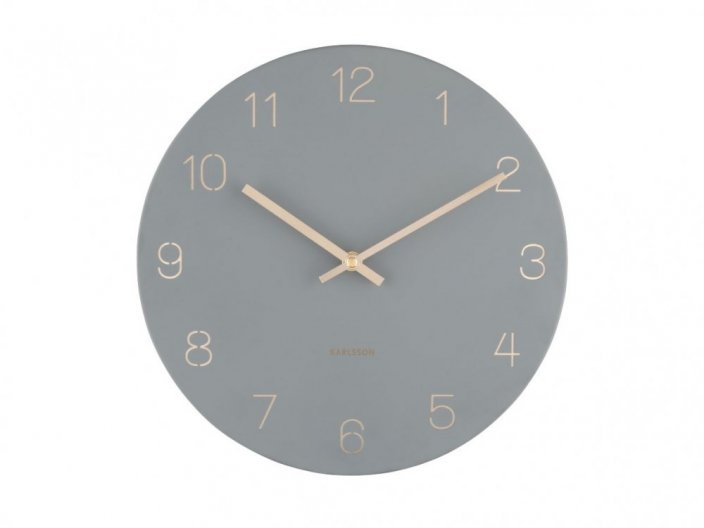 Designové nástěnné hodiny 5788GY Karlsson 30cm