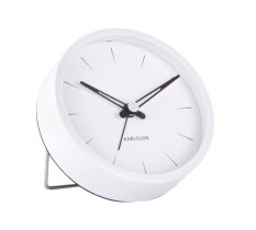 Designový budík 5835WH Karlsson 9cm