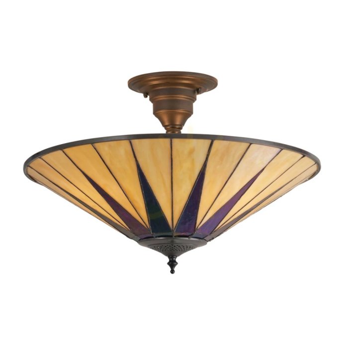 Dark Star stolní lampa Tiffany 64045