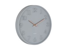 Designové nástěnné hodiny 6041GY Karlsson 30cm