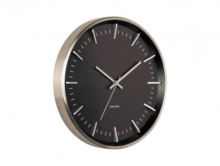 Designové nástěnné hodiny 5911SI Karlsson 35cm