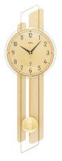 Designové nástěnné hodiny 5329 řízené rádiovým signálem AMS 66cm