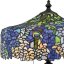 Tiffany stolní lampa COBALT