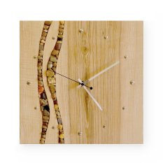 Hodiny designové KC SYN natur 01